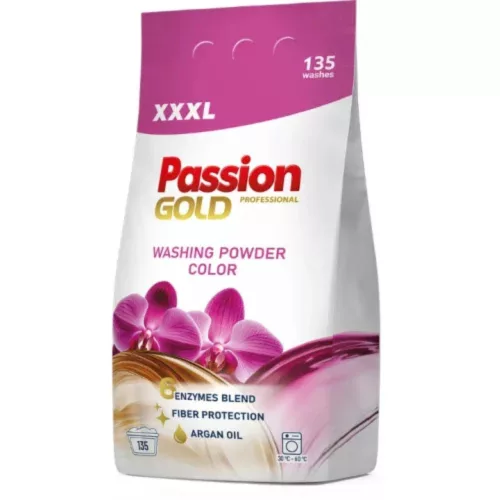 Passion Gold színes mosópor ARGÁN OLAJJAL illatosított 8,1kg / 135 mosás