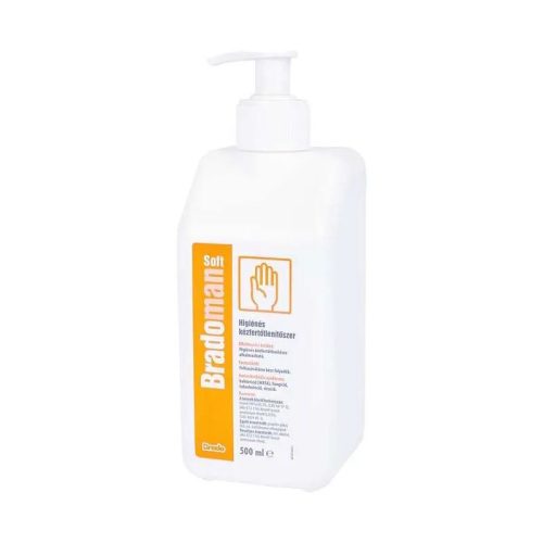 Bradoman Soft higiéniás kézfertőtlenítőszer 500ml (10db/karton)