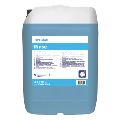 Optimax Rinse gépi öblítőszer 20L