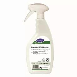   Divosan ETHA-plus 0.75L - Etanol alapú általános fertőtlenítőszer felületek rendszeres fertőtlenítésére