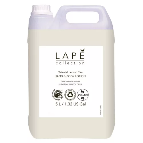 LAPĒ Collection Sakura illatosított, hidratáló kéz- és testápoló krém 5L - Keleti citromfű tea