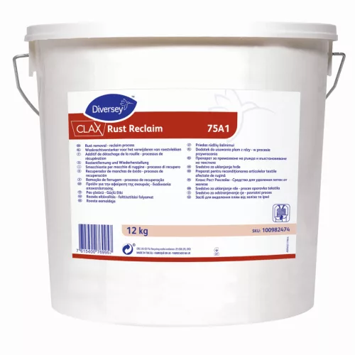 Clax Rust Reclaim 75A1 12 kg - Oxálsavtartalmú por a rozsdafolttal szennyezett textíliák megmentésére