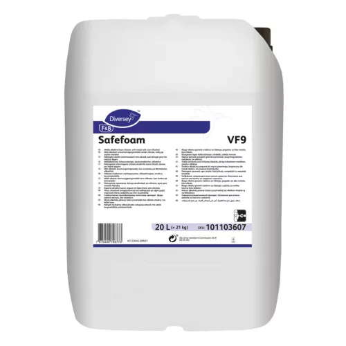 Safefoam VF9 20L - Közepesen lúgos habtisztítószer, inhibiált, szilikát mentes