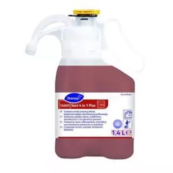   TASKI Sani 4 in 1 plus SmartDose tejsav alapú ált. konc. tisztító-, fert., vízkőoldó és illatosító hatással 1,4L