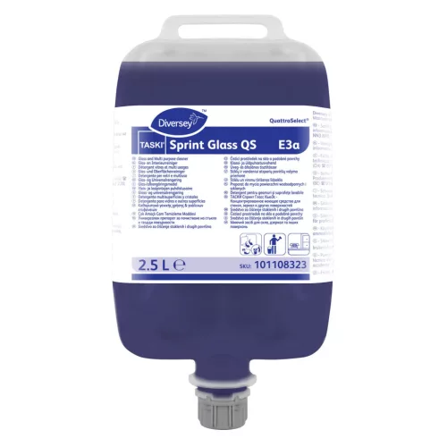TASKI Sprint Glass QS E3a 2.5L - Üveg- és univerzális felülettisztító szer QuattroSelect® kiszerelésben