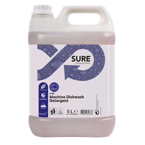 SURE Machine Dishwash Detergent folyékony gépi mosogatószer kemény vízhez