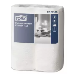   Tork konyhai törlőpapír Premium fehér, 15,4m/tek, 2tek/csg, 12csg/karton