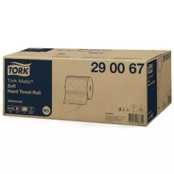   Tork kéztörlő H1 Matic tekercses Advanced, 2r., fehér, mintás, 150m/tek, 6tek/karton, 28 karton/raklap