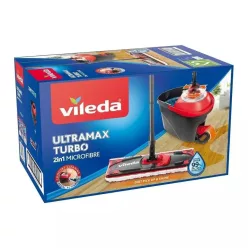   Vileda Turbo Ultramax Easy Wring felmosószett (pedálos vödör, téglalap mop)