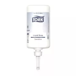   Tork folyékony szappan S1 Premium érzékeny bőrre, fehér, illat- és színezékmentes - 1L/db, 6db/karton
