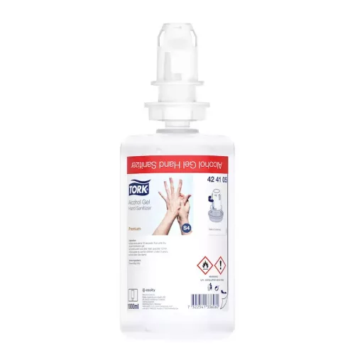 Tork folyékony alkoholos kézfertőtlenítő GÉL S4, műtéti bemosakodáshoz alkalmas, 1L