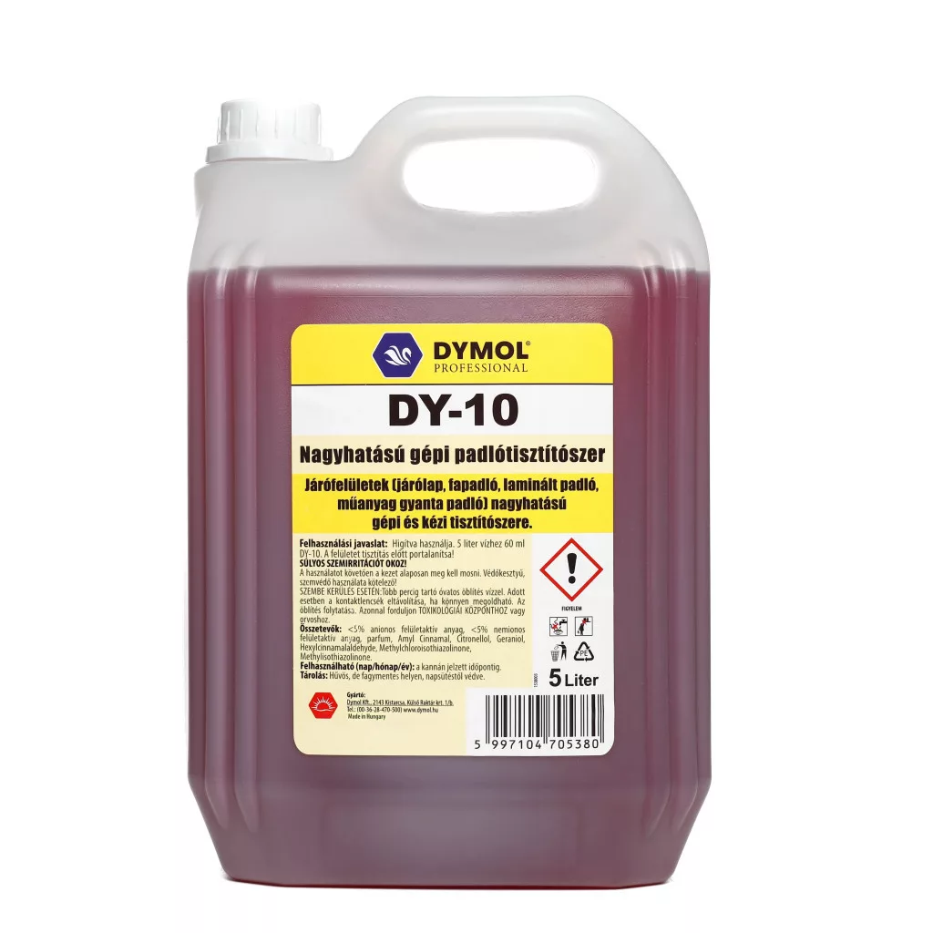 Dymol DY-10 Gépi padlótisztítószer 5L (96kanna/raklap) - MAM