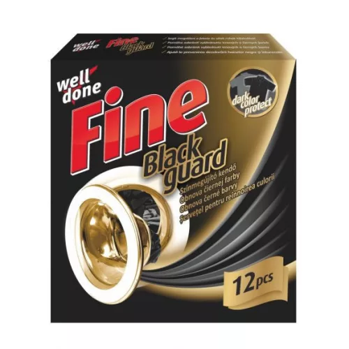 Well Done színmegújító kendő fekete ruhákhoz 12db/csg