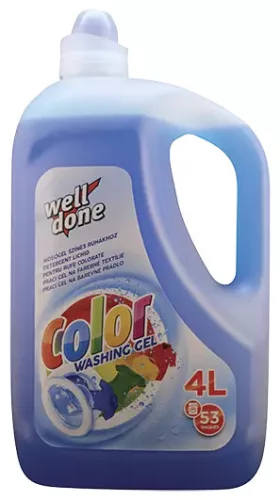 Well Done folyékony mosószer 4L color