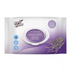 Well Done nedves toalettpapír 60db/csg, levendula