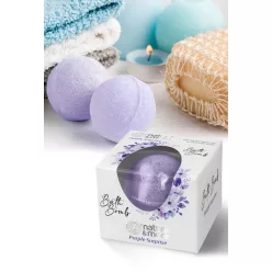 Well Done Nature&more fürdőbomba 85g Purple surprise