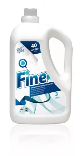Well Done Fine mosógél fehér ruhákhoz 3L