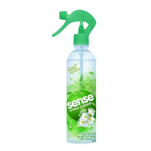 Well Done Sense légfrissítő és textil illatosító PUMPÁS 350ml spring flowers