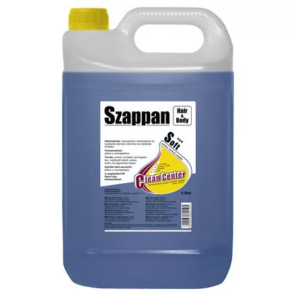 Clean Center Soft hair&body sampon, tusfürdő szappan 5L