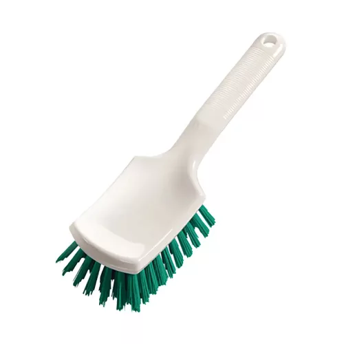 Diversey rövidnyelű súrolókefe, kemény 260x735 mm, 35 mm-es sörtékkel - Zöld