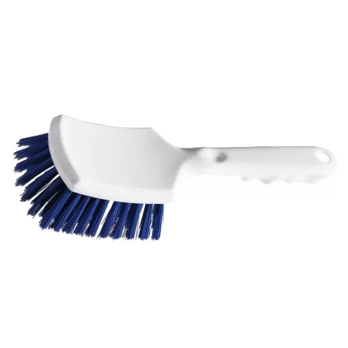 Diversey rövidnyelű súrolókefe, közepes, 260x735 mm, 35 mm-es sörtékkel - Kék