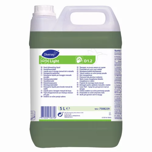 Suma Light D1.2 5L - Folyékony kézi mosogatószer