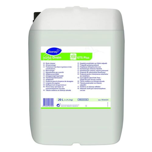 Suma Drain GTS Plus biológiai elven működő kanális tisztítószer 20L
