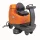 TASKI swingo 5000 B nagyméretű, vezetőüléses, automata súrológép opcionális tartozék: 4 db 11" (28 cm-es) Americo vagy Twister pad
