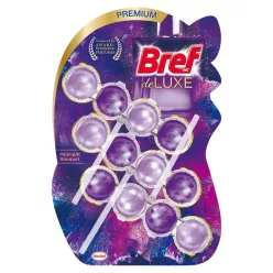   Bref wc tisztító golyós Mega Pack (3DB-OS, 9csg/karton) de luxe 3X50g midnight bouquet