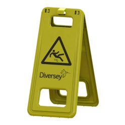   TASKI Safety Sign 280 x 580 mm kinyitható sárga csúszásveszély figyelmeztető tábla