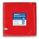 BonusPro MicroClean Extra kendő 40x40cm, 10db/csg (5csg/karton) piros