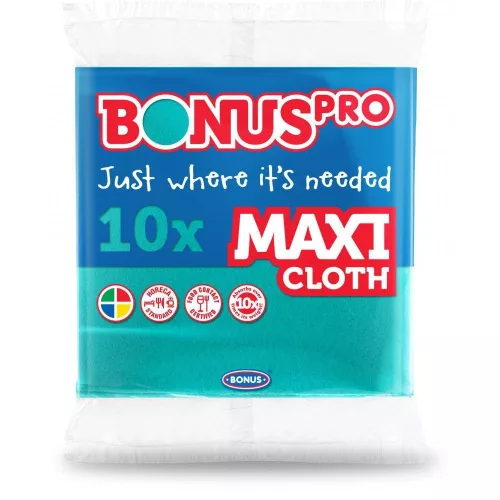 BonusPRO MAXI Általános törlőkendő zöld 10db/csg