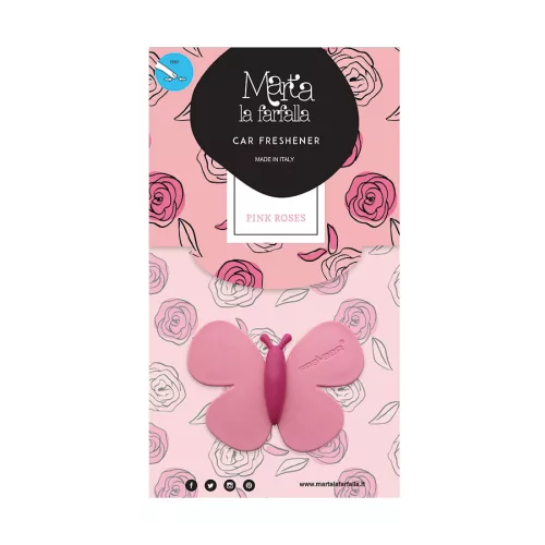 Marta la Farfalla autóillatosító Pink Rose