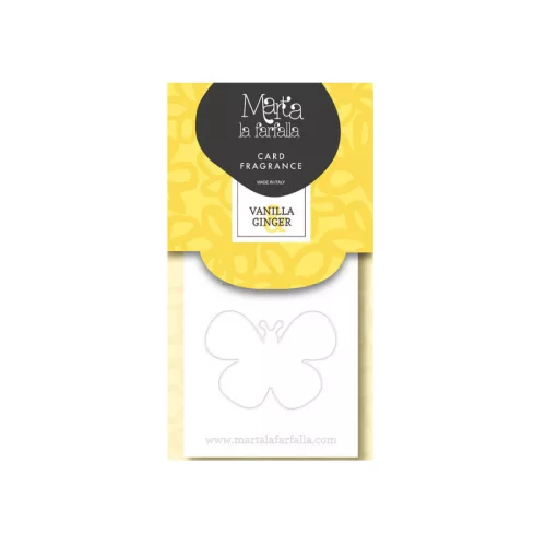 Marta la Farfalla Card autóillatosító Vanilia&Ginger
