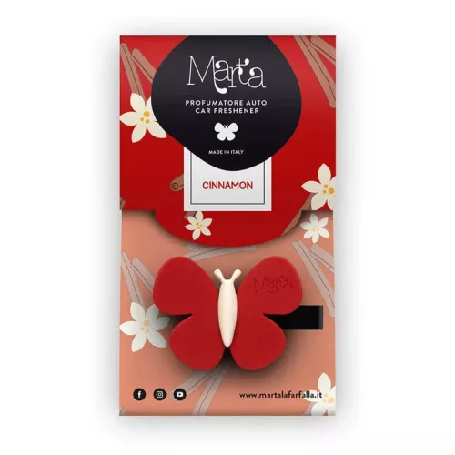 Marta la Farfalla autóillatosító (12db/karton) Cinnamon