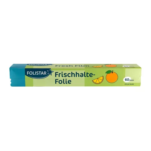 Folistar frissentartó fólia 60m/29cm tépőéllel ellátott dobozban