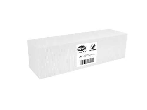 Ooops! szalvéta 32X32cm, 1r., 1/4 hajtás, FEHÉR, 500lap/csg, 5csg/karton, 42karton/raklap