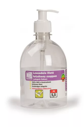 Brilliance Levendula illatú folyékony szappan adagoló flakon 500ml (üres)