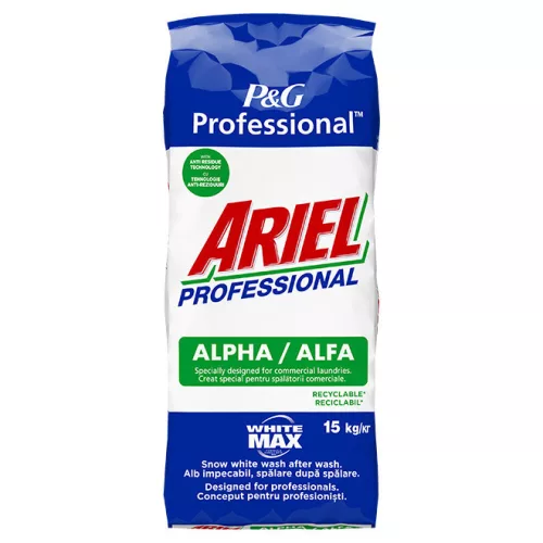 Ariel mosópor 15kg univerzális Alpha Whitemax (40db/raklap)