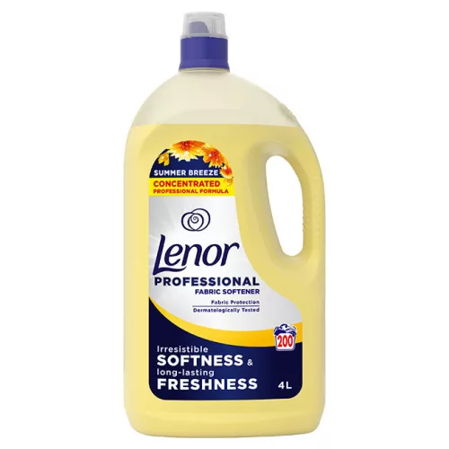 Lenor öblítő 200 mosás, 4L summer breeze sárga