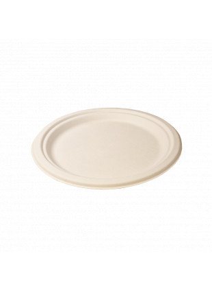 Cukornád kerek lapostányér 25cm 50db/csg (12csg/karton)