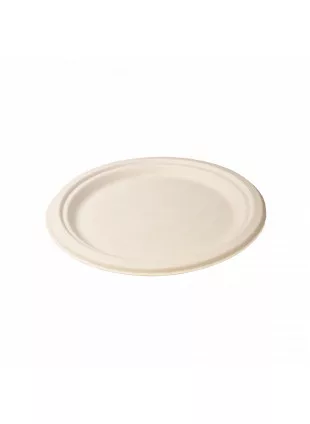 Cukornád kerek lapostányér 25cm 50db/csg