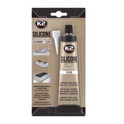 K2 SILICONE 85g ÁTLÁTSZÓ szilikon