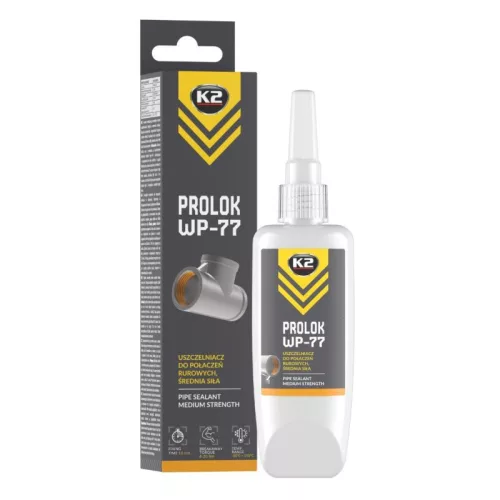 K2 PROLOK WP-77 50ml - Közepes szilárdságú csőtömítő anyag