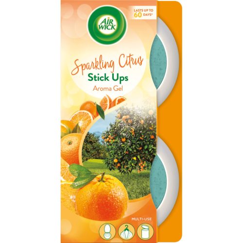 AJÁNDÉK TERMÉK Air Wick Stick Up légfrissítő illatosító korong 2X30g/csg (12csg/karton) Citrus Fresh