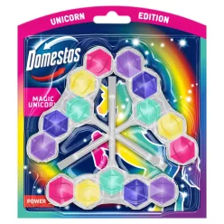 Domestos Power5 WC-frissítő blokk 3x50g Magic Unicorn
