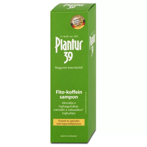 Plantur 39 Fito-koffein sampon festett és igénybevett hajra 250 ml
