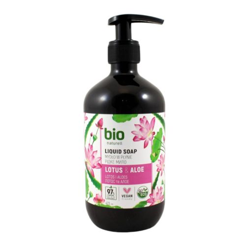 Bio Naturell krémszappan, pumpás, Lótusz és Aloe, 946ml