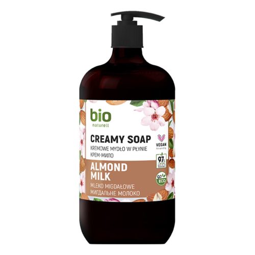 Bio Naturell krémszappan, pumpás, Mandula, 946ml