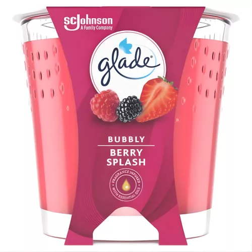 Glade illatgyertya - Bubbly Berry Splash 129g